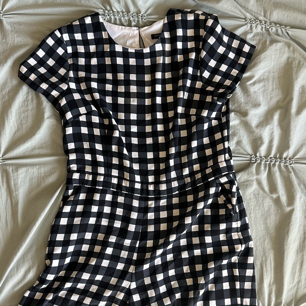Banana Republic Checkered Jumpsuit